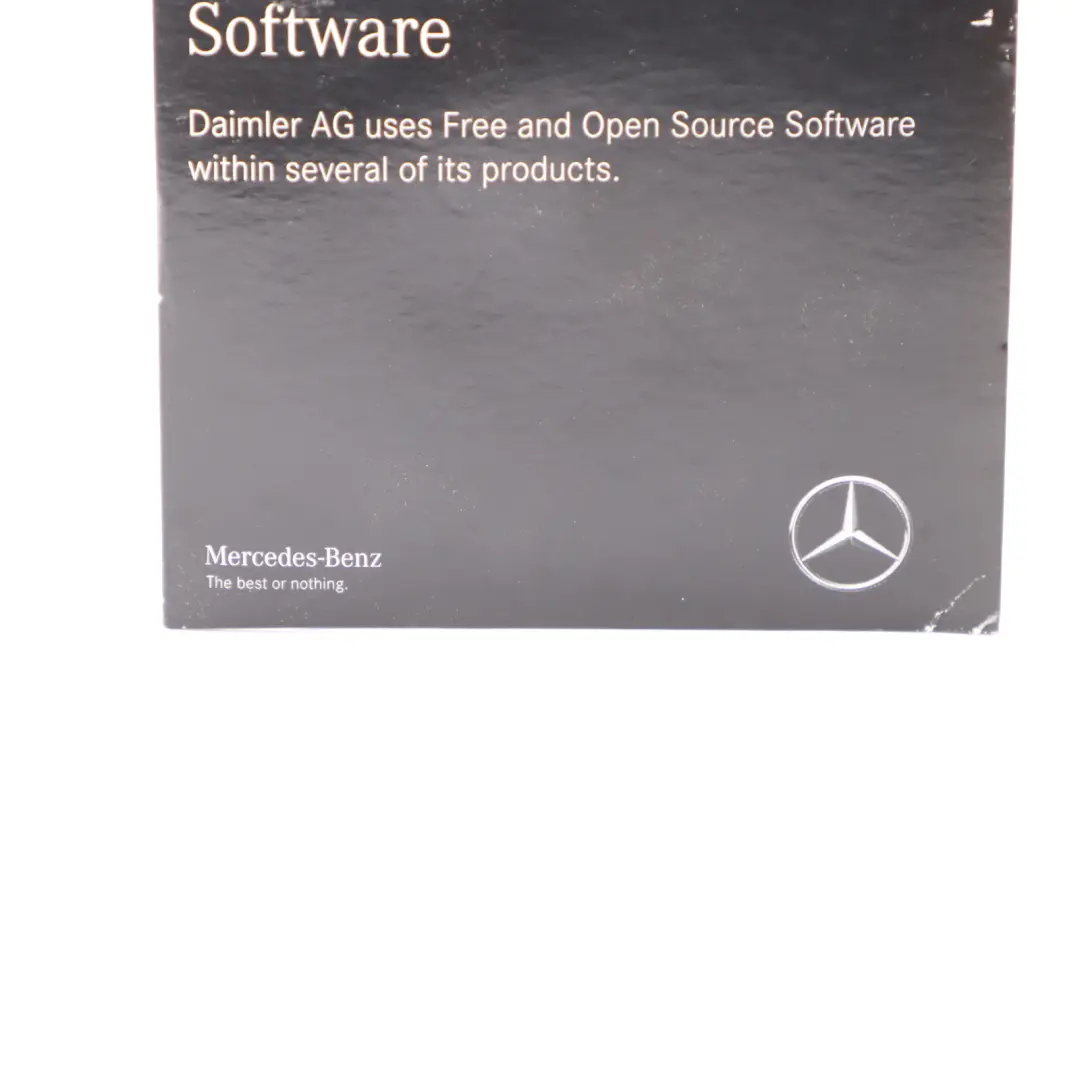 Source Software CD Licence Information to Mercedes Vito W447 Open with Part number A4478272100 Mercedes Vito W447 Open Source Software CD Licence Information - SKU A4478272100 - Part number A4478272100