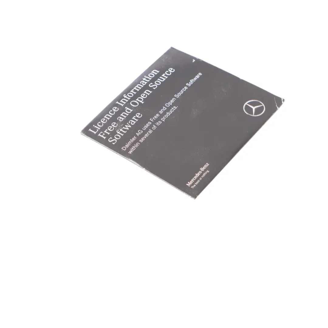 Source Software CD Licence Information to Mercedes Vito W447 Open with Part number A4478272100 Mercedes Vito W447 Open Source Software CD Licence Information - SKU A4478272100 - Part number A4478272100