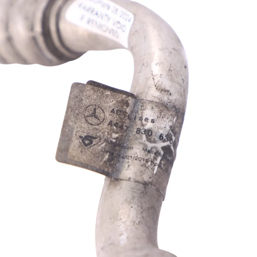 Mercedes W447 OM651 Diesel Suction Refrigerant Line Pipe Hose Tube - SKU RHD-A4478306301 - Part number A4478306301