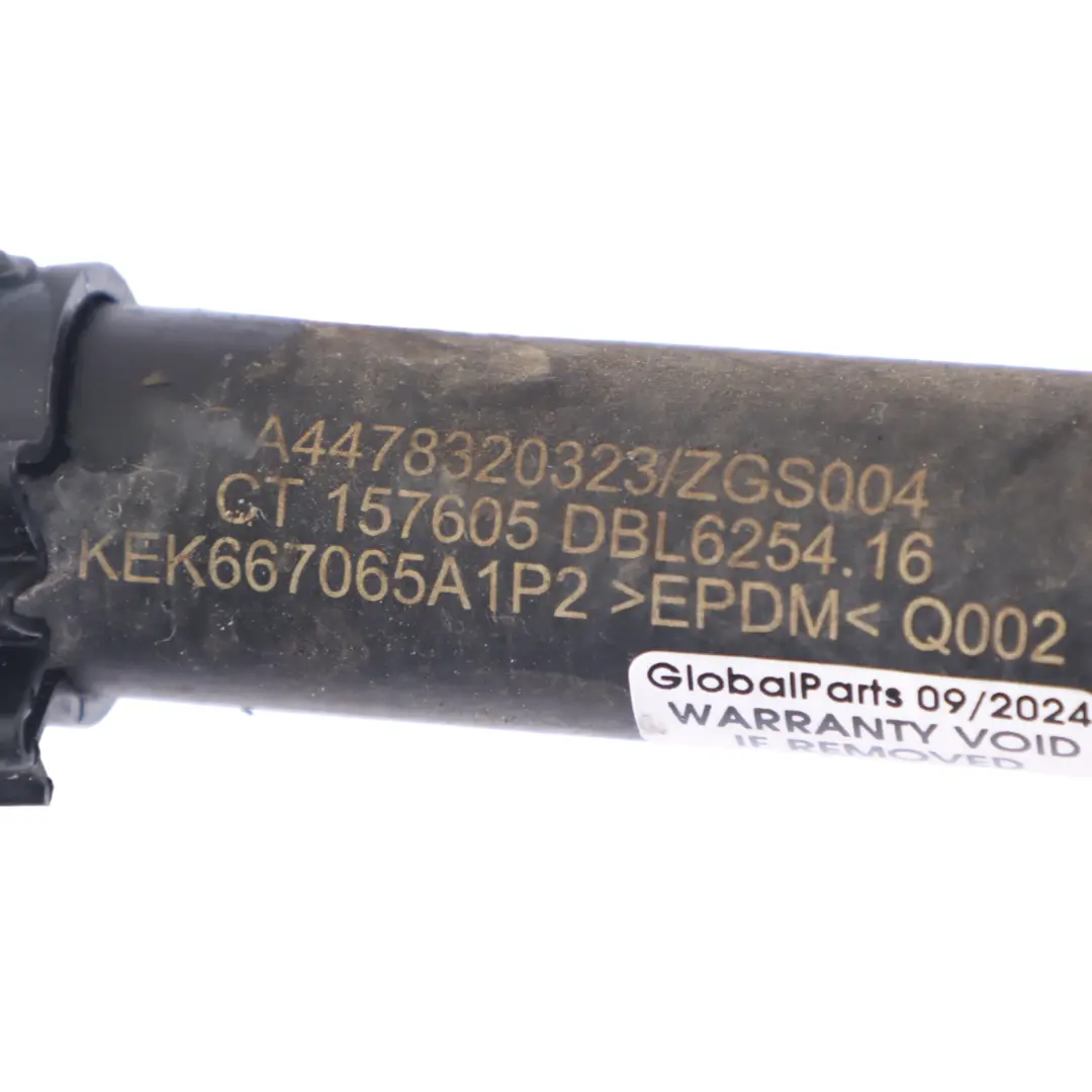 Tuyau d'eau de refroidissement pour Mercedes W447 à propos du numéro de pièce A4478320323 Mercedes W447 Tuyau d'eau de refroidissement - SKU A4478320323 - Numéro de pièce A4478320323