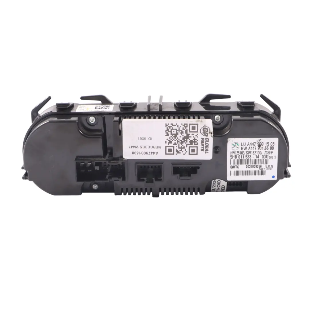 Mercedes W447 Temperature Air Condition A/C System Control Panel - SKU A4479001508 - Part number A4479001508