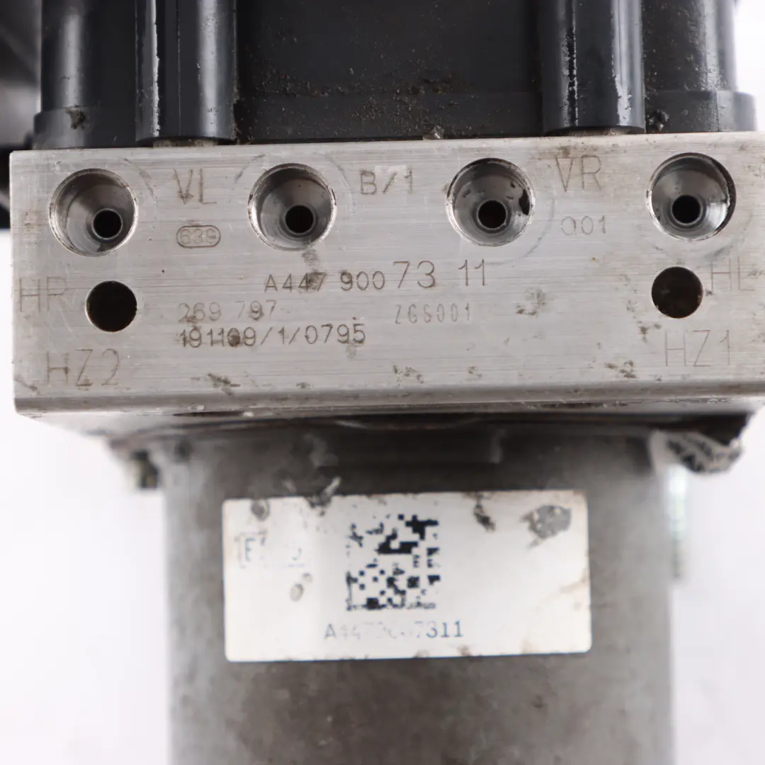 ABS Pump Hydraulic Unit to Mercedes W447 Diesel with Part number A4479007311 Mercedes W447 Diesel ABS Pump Hydraulic Unit - SKU A4479007311 - Part number A4479007311