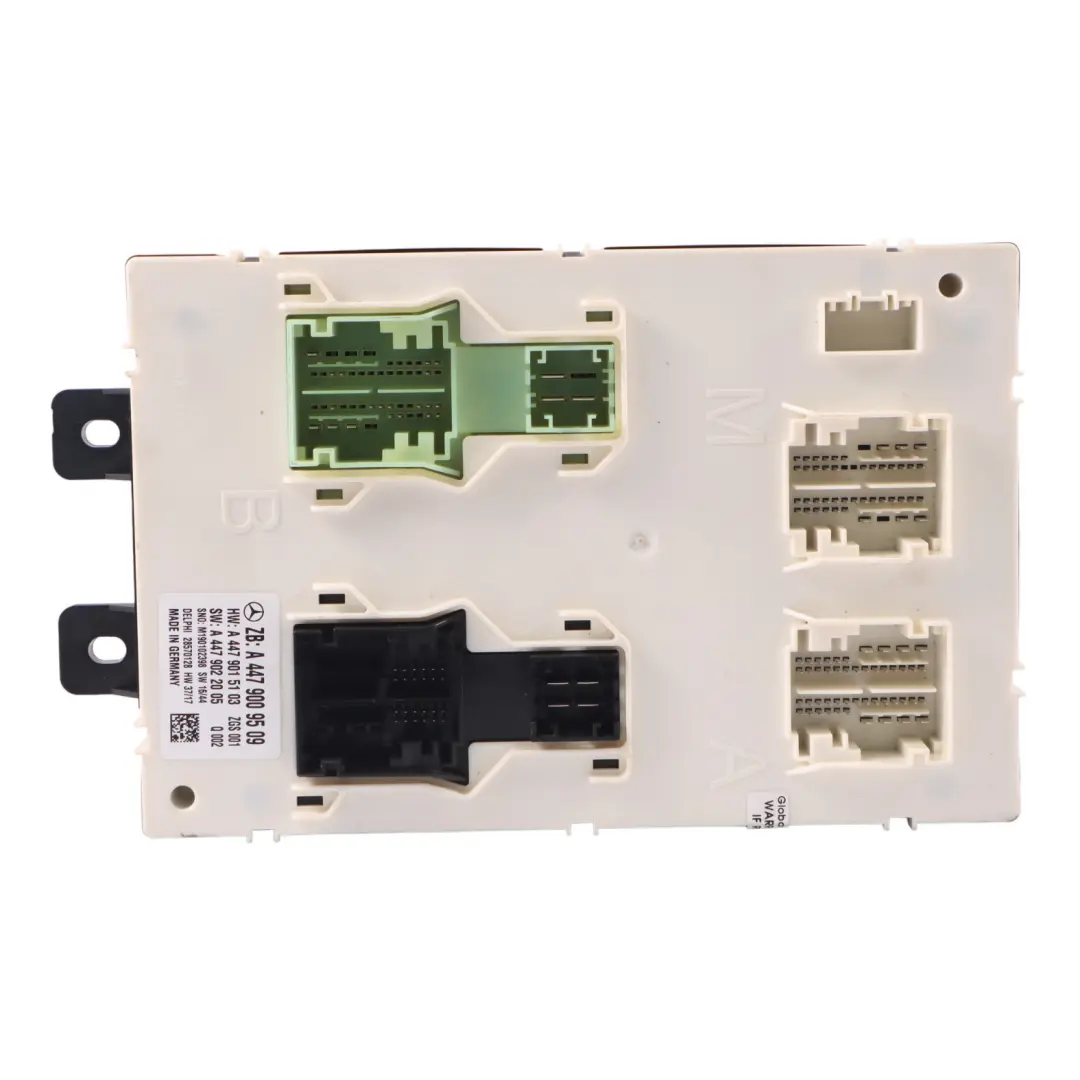 114CDI SAM Comfort Unidad Control Módulo Caja ECU para Mercedes W447 con número de pieza A4479009509 Mercedes W447 114CDI SAM Comfort Unidad Control Módulo Caja ECU - SKU A4479009509 - Número de pieza A4479009509