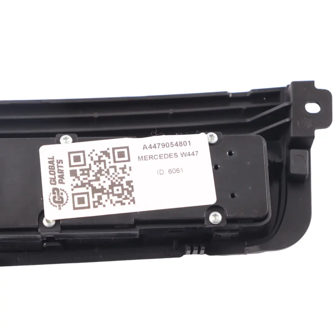 Upper Control Switch Block Hazard Triangle to Mercedes W447 with Part number A4479054801 Mercedes W447 Upper Control Switch Block Hazard Triangle - SKU A4479054801 - Part number A4479054801