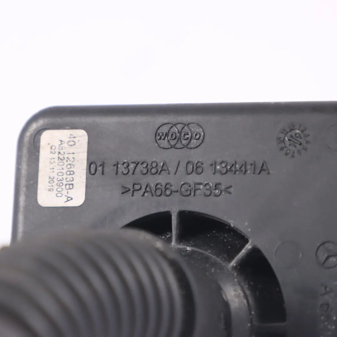 Mercedes Vito W447 OM622 Tuyau remplissage carburant pour diesel - SKU A6220103900 - Numéro de pièce A6220103900