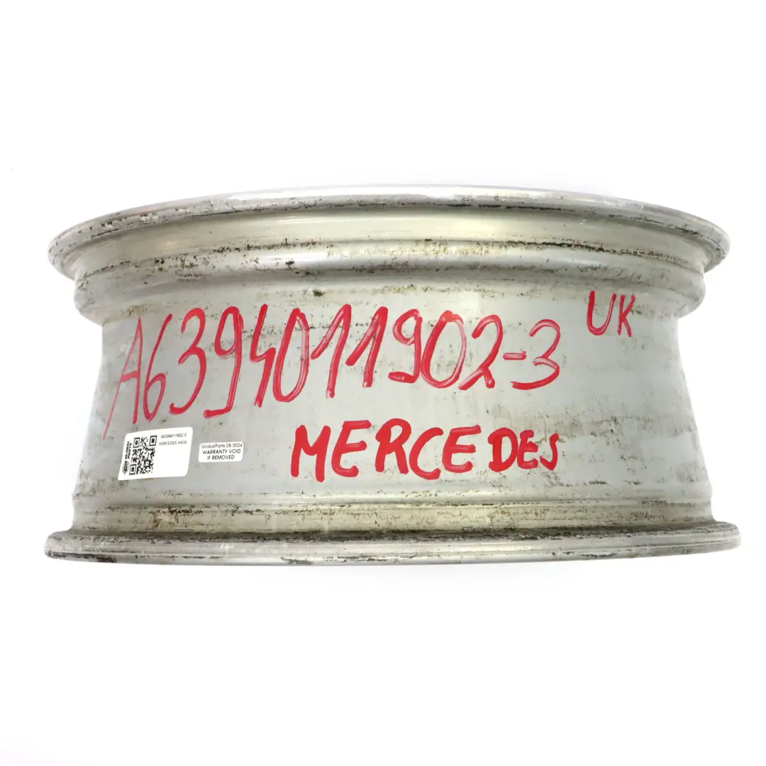 Alloy Wheel Rim 17" 7J ET:56 to Mercedes Vito W639 Silver with Part number A6394011902 Mercedes Vito W639 Silver Alloy Wheel Rim 17" 7J ET:56 - SKU A6394011902-3 - Part number A6394011902