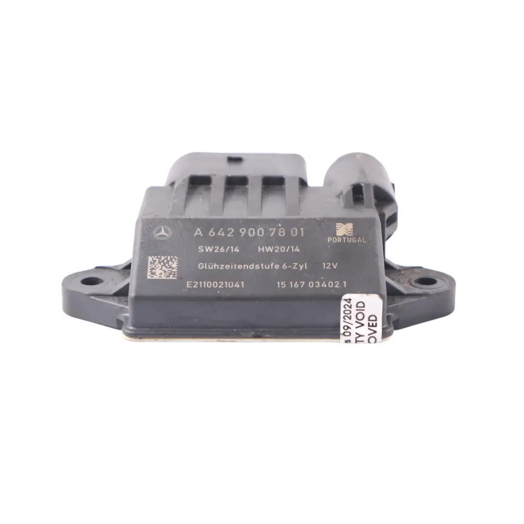  Glow Plug Mercedes W164 W211 W219 OM642 Relay Control Unit Module - SKU A6429007801 - Part number A6429007801