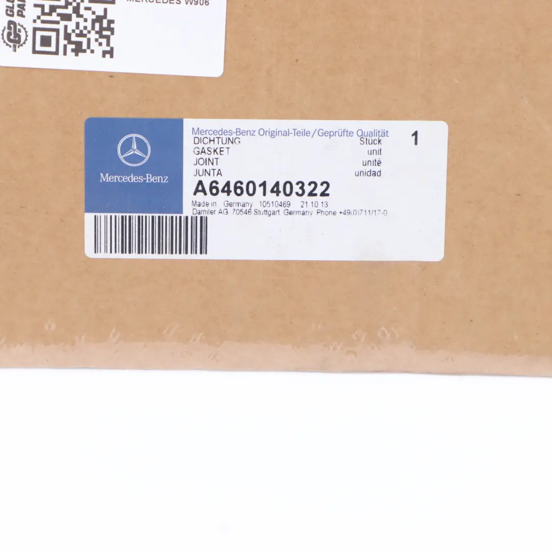  Oil Sump Gasket Mercedes W906 OM646 Diesel Engine Oil Pan Seal A6510100328 - SKU A6460140322 - Part number A6460140322