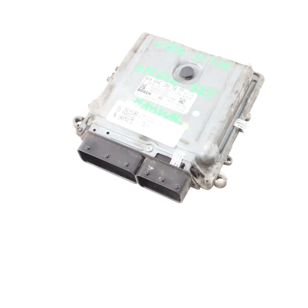 OM646.985 109HP Engine ECU Unit Module Manual to Mercedes W906 313 CDI with Part number A6461501877 Mercedes W906 313 CDI OM646.985 109HP Engine ECU Unit Module Manual - SKU A6461501877 - Part number A6461501877