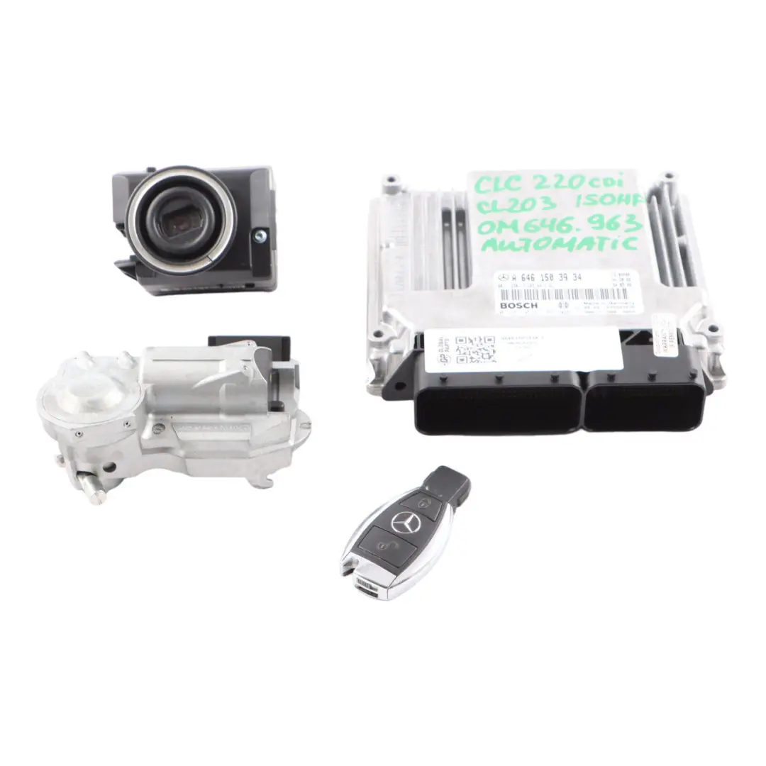 220CDI 646.963 Engine ECU Kit Key + Lock + Ignition to Mercedes CL203 with Part number A6461503934 Mercedes CL203 220CDI 646.963 Engine ECU Kit Key + Lock + Ignition - SKU A6461503934-1 - Part number A6461503934