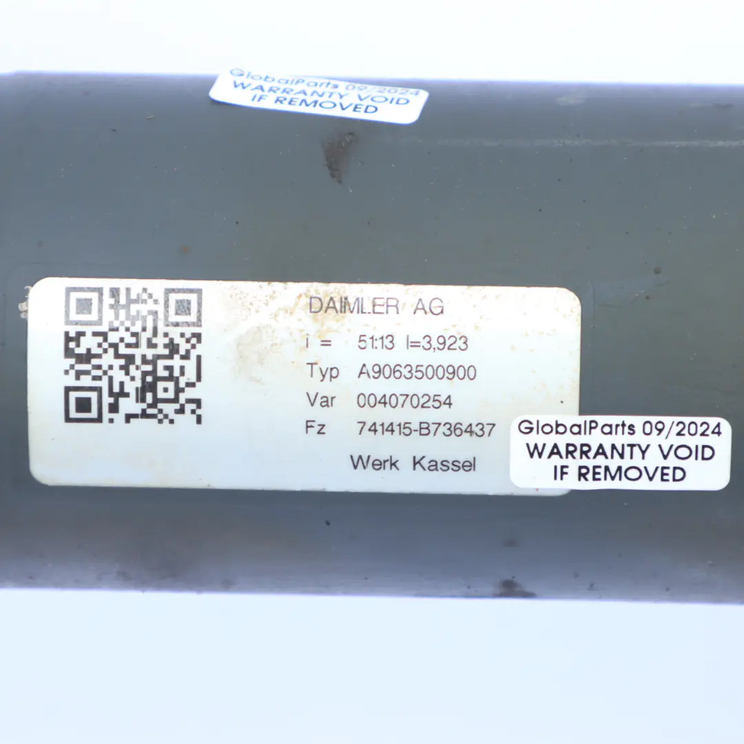 Differenziale Posteriore 51:13 3.923 GARANZIA per Mercedes Sprinter W906 con numero di parte A9063500900 Mercedes Sprinter W906 Differenziale Posteriore 51:13 3.923 GARANZIA - SKU A9063500900 - Numero di parte A9063500900