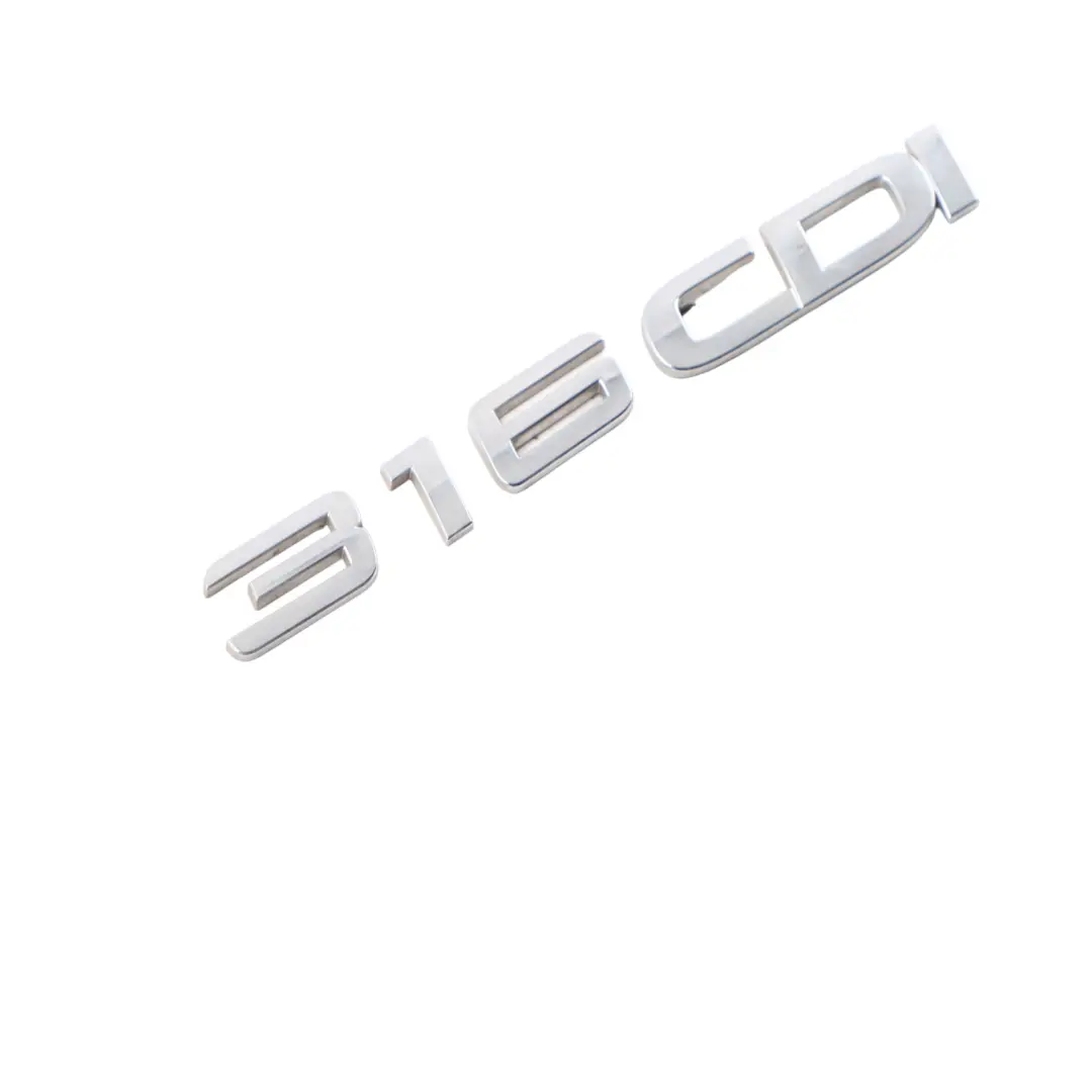 Boot Lid Lettering Emblem Badge Chrome to Mercedes W906 Hatch Tailgate with Part number A9068176914 Mercedes W906 Hatch Tailgate Boot Lid Lettering Emblem Badge Chrome - SKU A9068176914 - Part number A9068176914