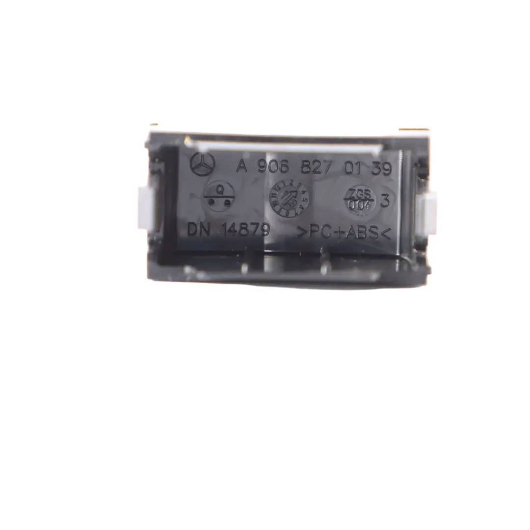 Mercedes W906 Interruttore Copertura Inserto Nero - SKU A9068270139 - Numero di parte A9068270139