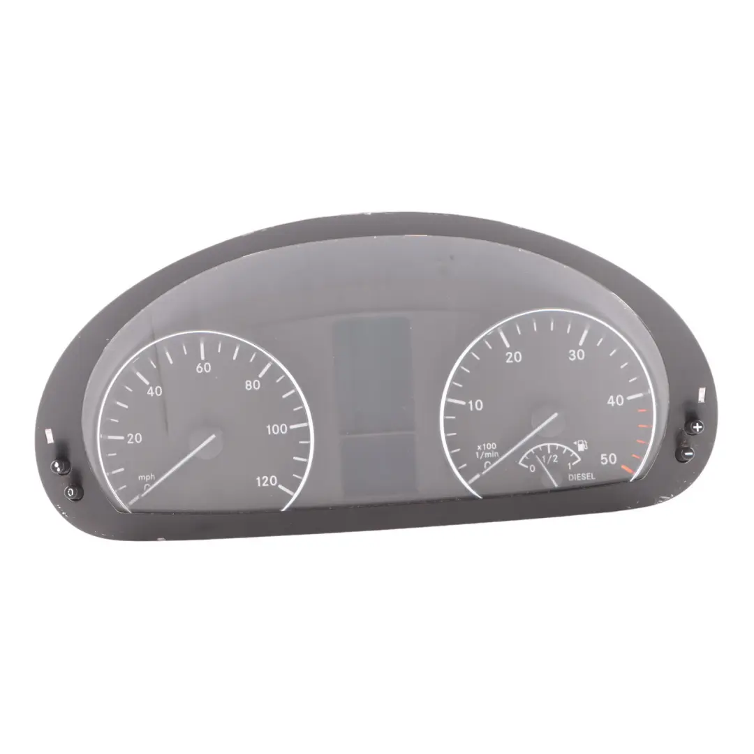 Speedometer Speedo Cluster Instrument Manual to Mercedes W906 Diesel with Part number A9069004203 Mercedes W906 Diesel Speedometer Speedo Cluster Instrument Manual - SKU RHD-A9069004203 - Part number A9069004203