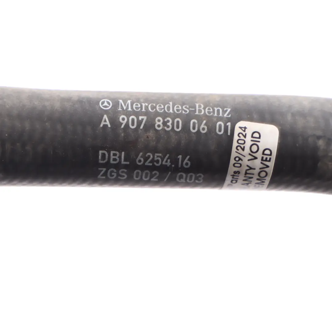 Mercedes Sprinter W907 Heater Air Coinditioning Hose Pipe Line - SKU A9078300601-1 - Part number A9078300601