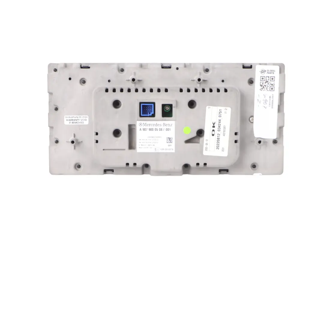 Radio Display Mercedes Sprinter W907 Multifunction Screen to with Part number A9079000508 Radio Display Mercedes Sprinter W907 Multifunction Screen - SKU A9079000508 - Part number A9079000508