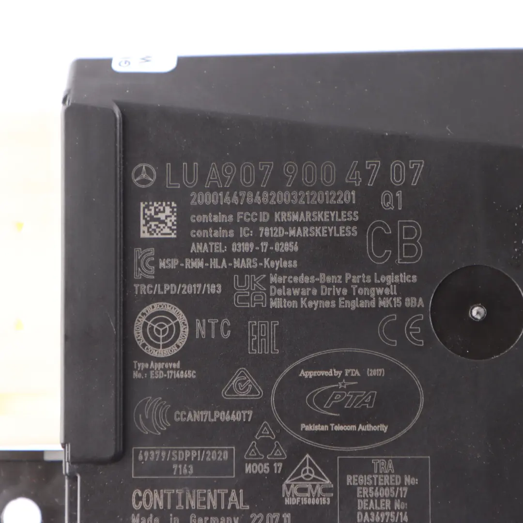 W907 Air Suspension Level Control Unit Module Airmatic to Mercedes with Part number A9079004707 Mercedes W907 Air Suspension Level Control Unit Module Airmatic - SKU A9079004707 - Part number A9079004707