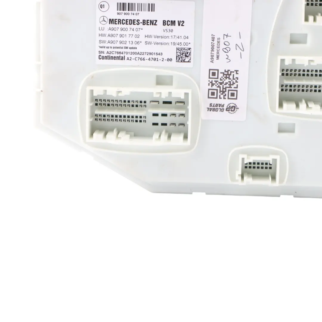 W907 W910 Body Control Module ECU to Mercedes Sprinter with Part number A9079007407 Mercedes Sprinter W907 W910 Body Control Module ECU - SKU A9079007407 - Part number A9079007407