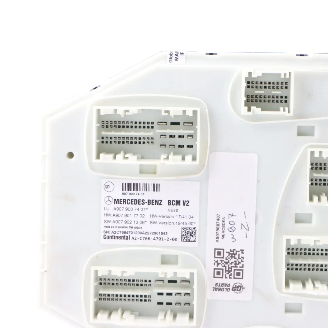 W907 W910 Body Control Module ECU to Mercedes Sprinter with Part number A9079007407 Mercedes Sprinter W907 W910 Body Control Module ECU - SKU A9079007407 - Part number A9079007407