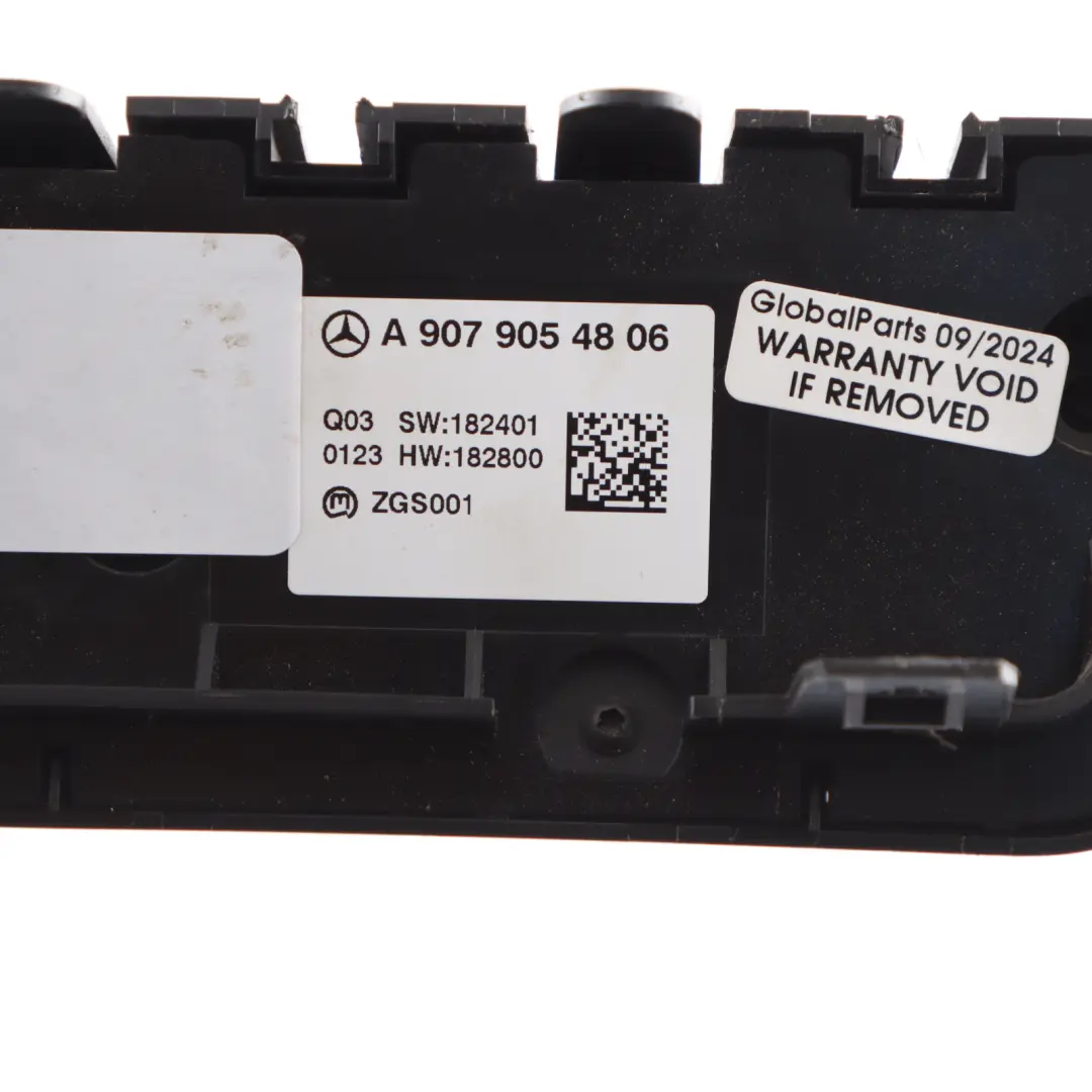 W907 Aire Acondicionado A/C Calentador Control Climático para Mercedes con número de pieza A9079054806 Mercedes W907 Aire Acondicionado A/C Calentador Control Climático - SKU A9079054806 - Número de pieza A9079054806