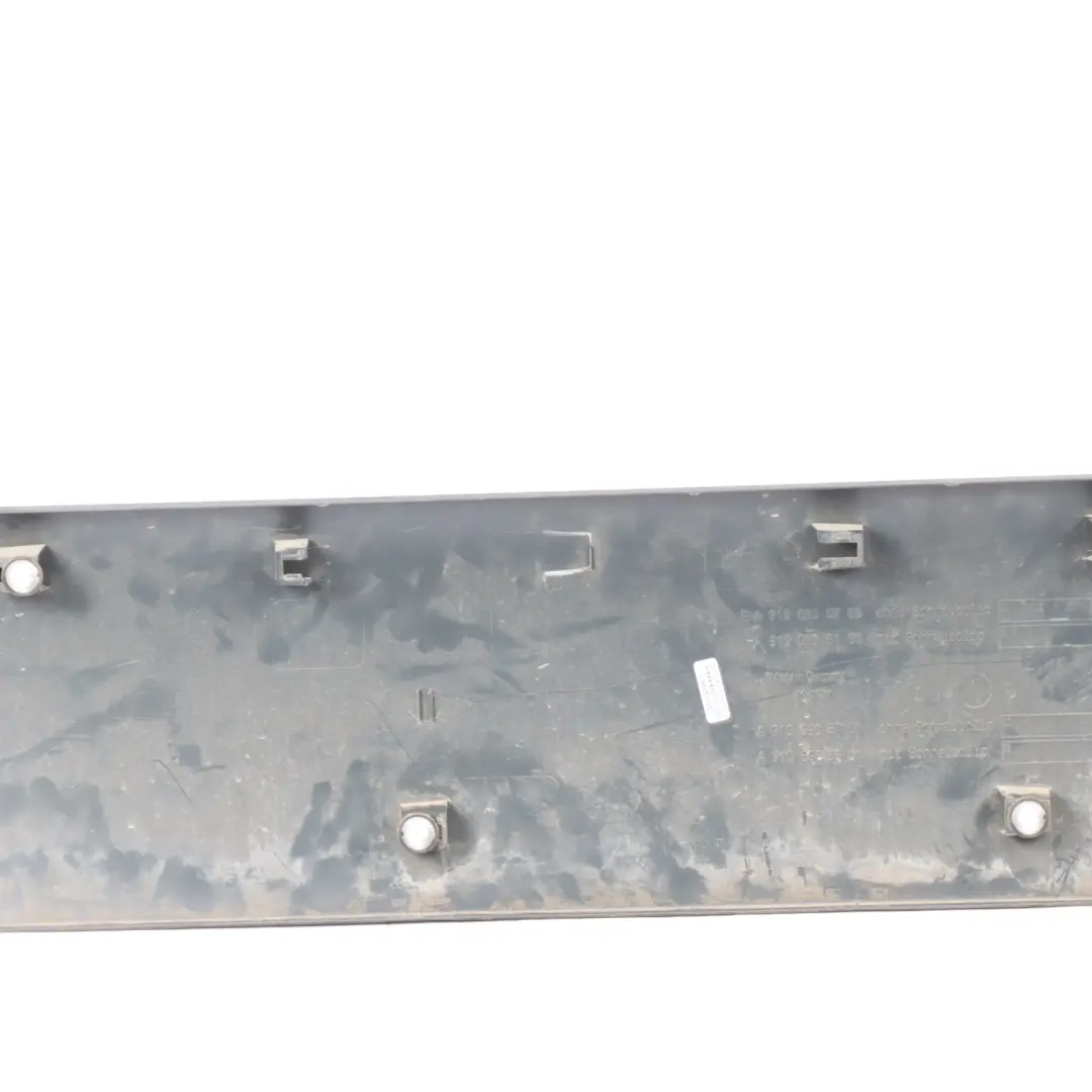 W907 W910 Sliding Side Door Moulding Trim Cover Left N/S to Mercedes with Part number A9106905200 Mercedes W907 W910 Sliding Side Door Moulding Trim Cover Left N/S - SKU A9106905200 - Part number A9106905200