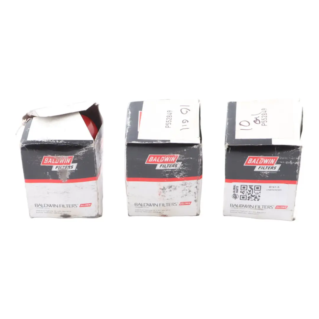 Baldwin Filters Engine Oil Filter Lube Cartridge Element Set Of 3 to with Part number B161-S Baldwin Filters Engine Oil Filter Lube Cartridge Element Set Of 3 - SKU B161-S - Part number B161-S