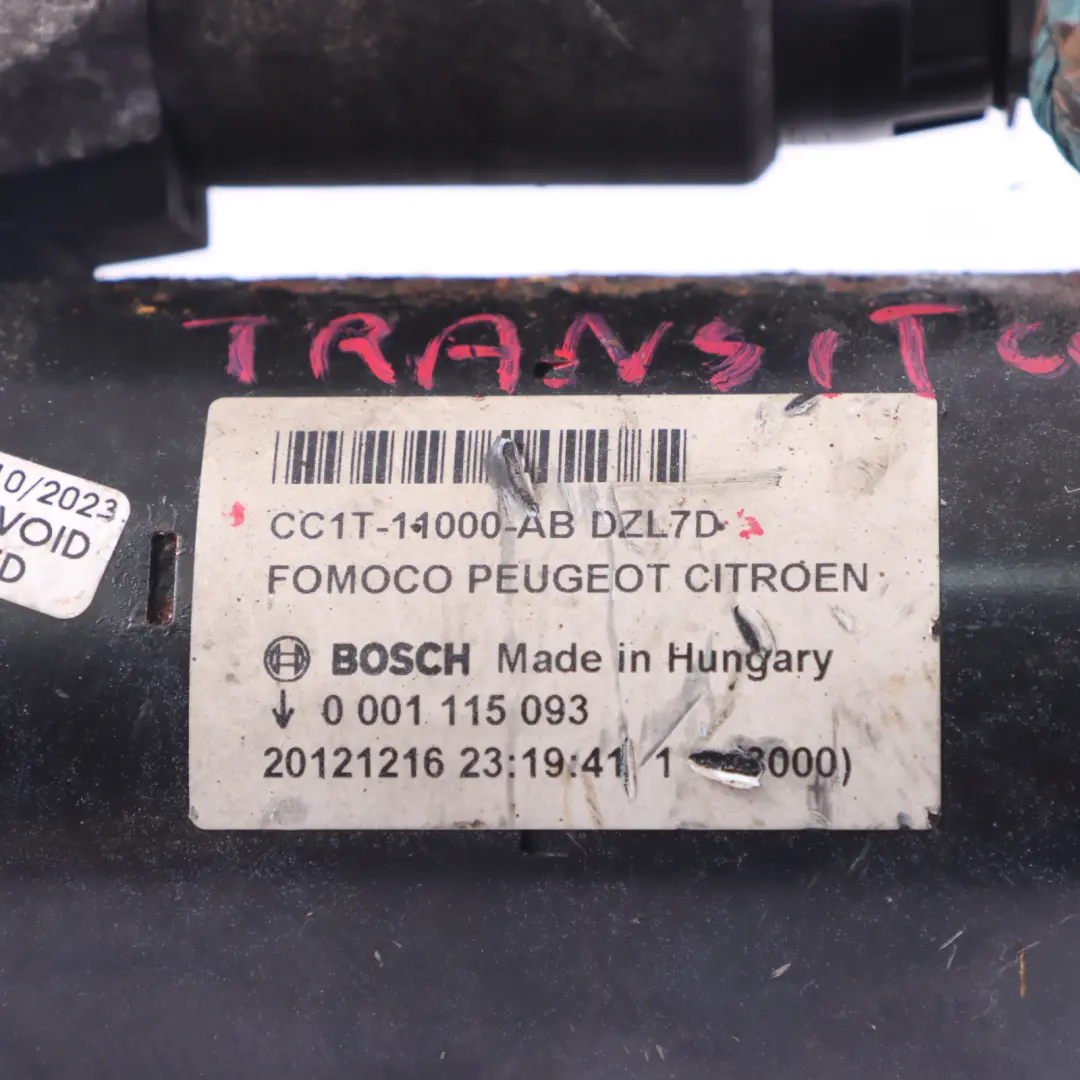 Ford Transit Motor Anlasser Aktuator Starter CC1T14000AB - SKU CC1T-11000-AB - Teilenummer CC1T-14000-AB