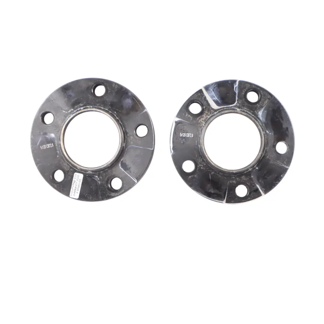 BMW Alloy Wheel Spacers Hubcentric Shims 5x120 72.6mm 20mm Set - SKU COMPONENTS BMW Spacers - Part number COMPONENTS BMW Spacers