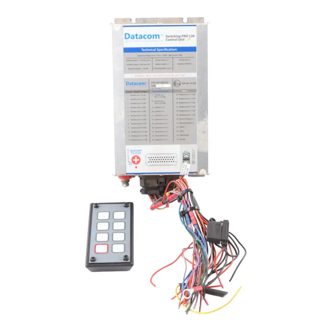 DATACOM Switching Pro 126 Programmable Vehicle Power Control System 7+1 Keypad to with Part number DATACOMPRO126 DATACOM Switching Pro 126 Programmable Vehicle Power Control System 7+1 Keypad - SKU DATACOMPRO126 - Part number DATACOMPRO126