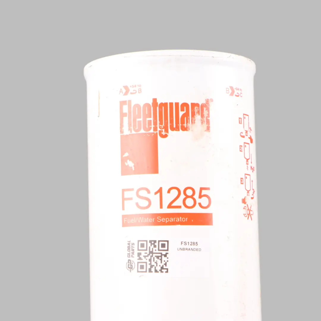 Fleetguard Fuel Filter to with Part number FS1285 Fleetguard Fuel Filter - SKU FS1285 - Part number FS1285