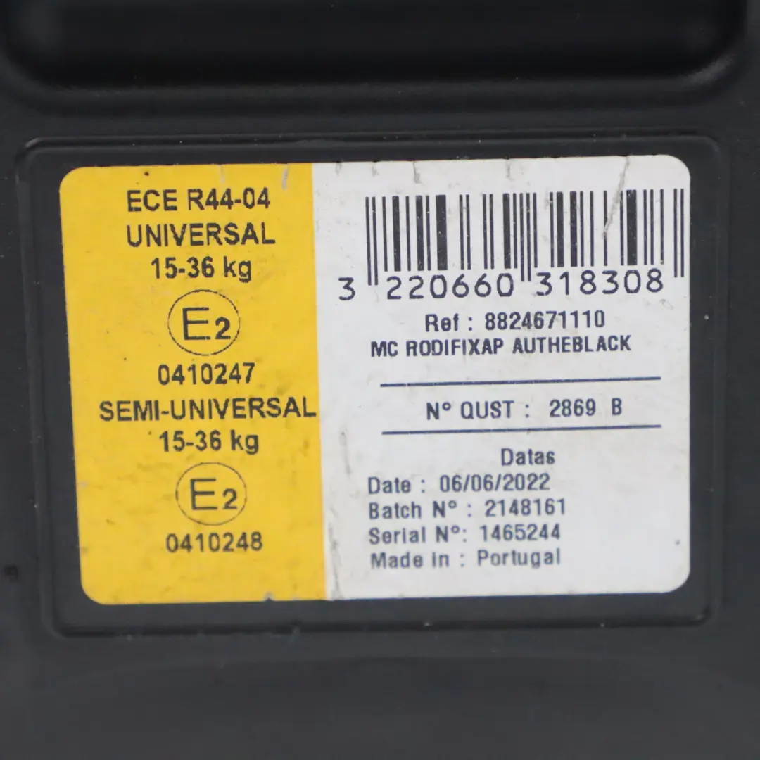 Original Rodifix 15-36 kg Autositztrage Schwarz für mit Teilenummer MAXI-COSI Original Rodifix 15-36 kg Autositztrage Schwarz - SKU MAXI-COSI - Teilenummer MAXI-COSI