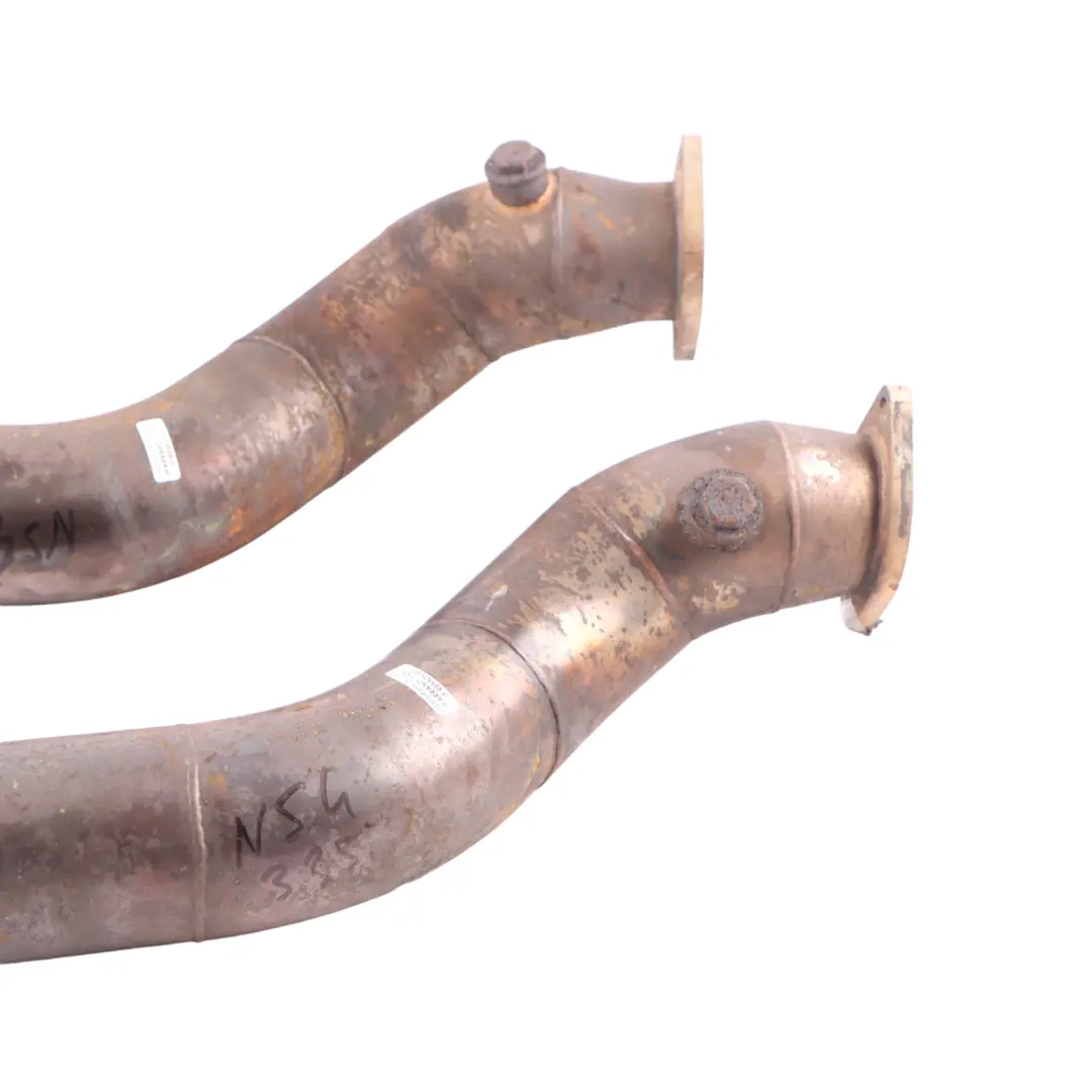  Downpipe Set BMW E82 E88 E90 E92 135i 335i N54 Exhaust Catalytic Pipes - SKU N54-DOWNPIPE - Part number N54-DOWNPIPE
