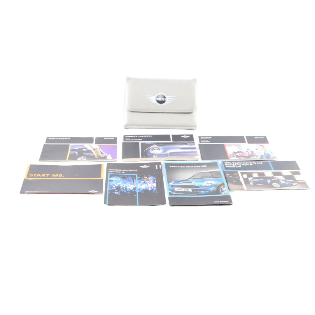 Mini R50 R52 R53 Service Booklet Owner's Handbook Set Pouch Case - SKU P0159844-2 - Part number 0159844
