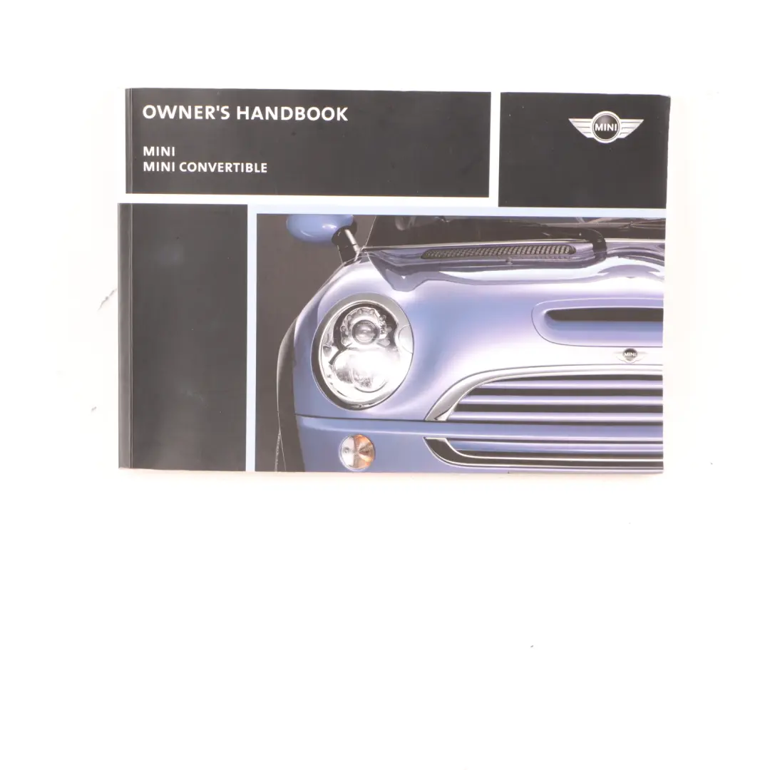 Mini R50 R52 R53 Service Booklet Owner's Handbook Set Pouch Case - SKU P0159844-2 - Part number 0159844