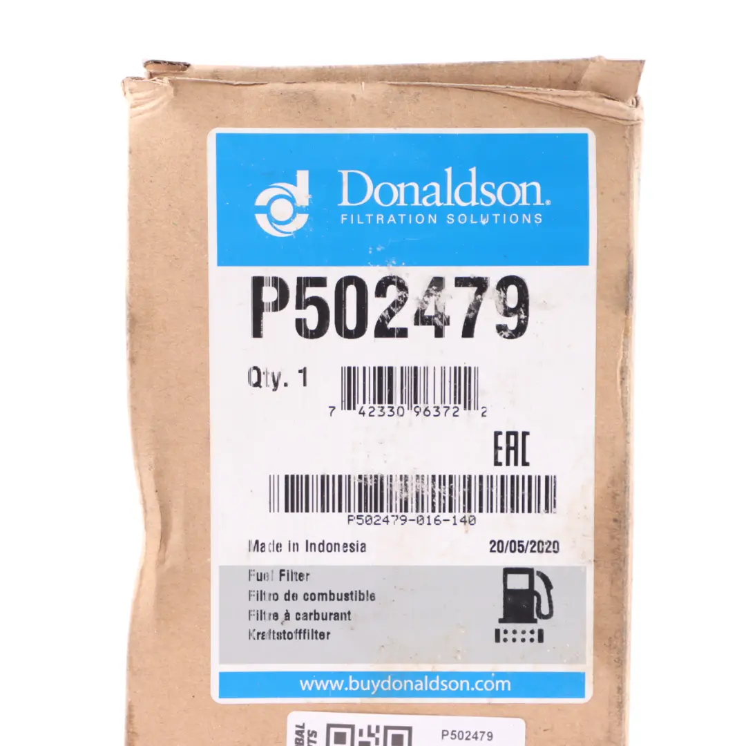  Donaldson P550820 Engine Fuel Filter Lube Cartridge Unit - SKU P502479 - Part number P502479