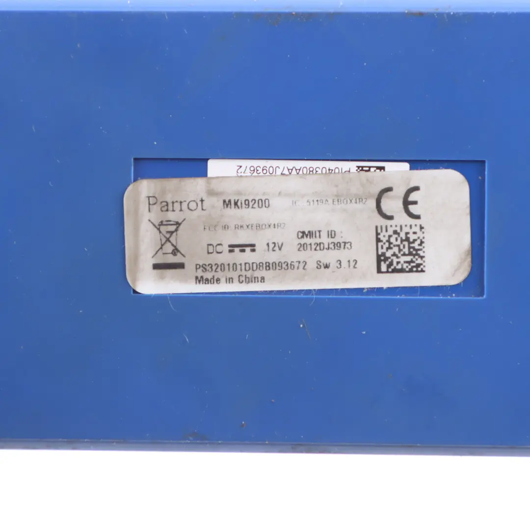  Zestaw głośnomówiący Bluetooth - SKU Parrot MKi9200-1 - Numer Części Parrot MKi9200