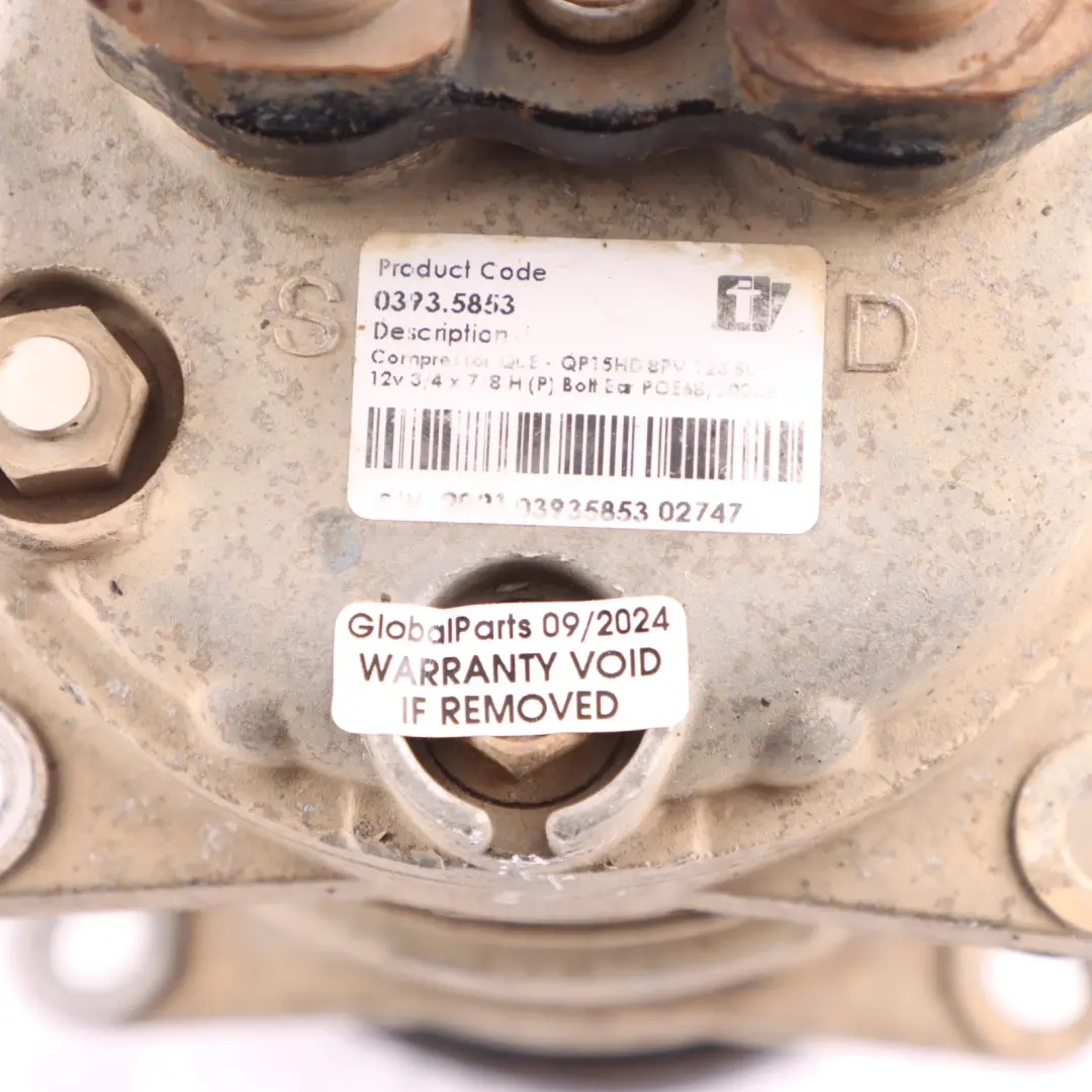 W907 Air Conditioning Compressor Air Con A/C Pump to Mercedes with Part number QP15-2709 Mercedes W907 Air Conditioning Compressor Air Con A/C Pump - SKU QP15-2709 - Part number QP15-2709