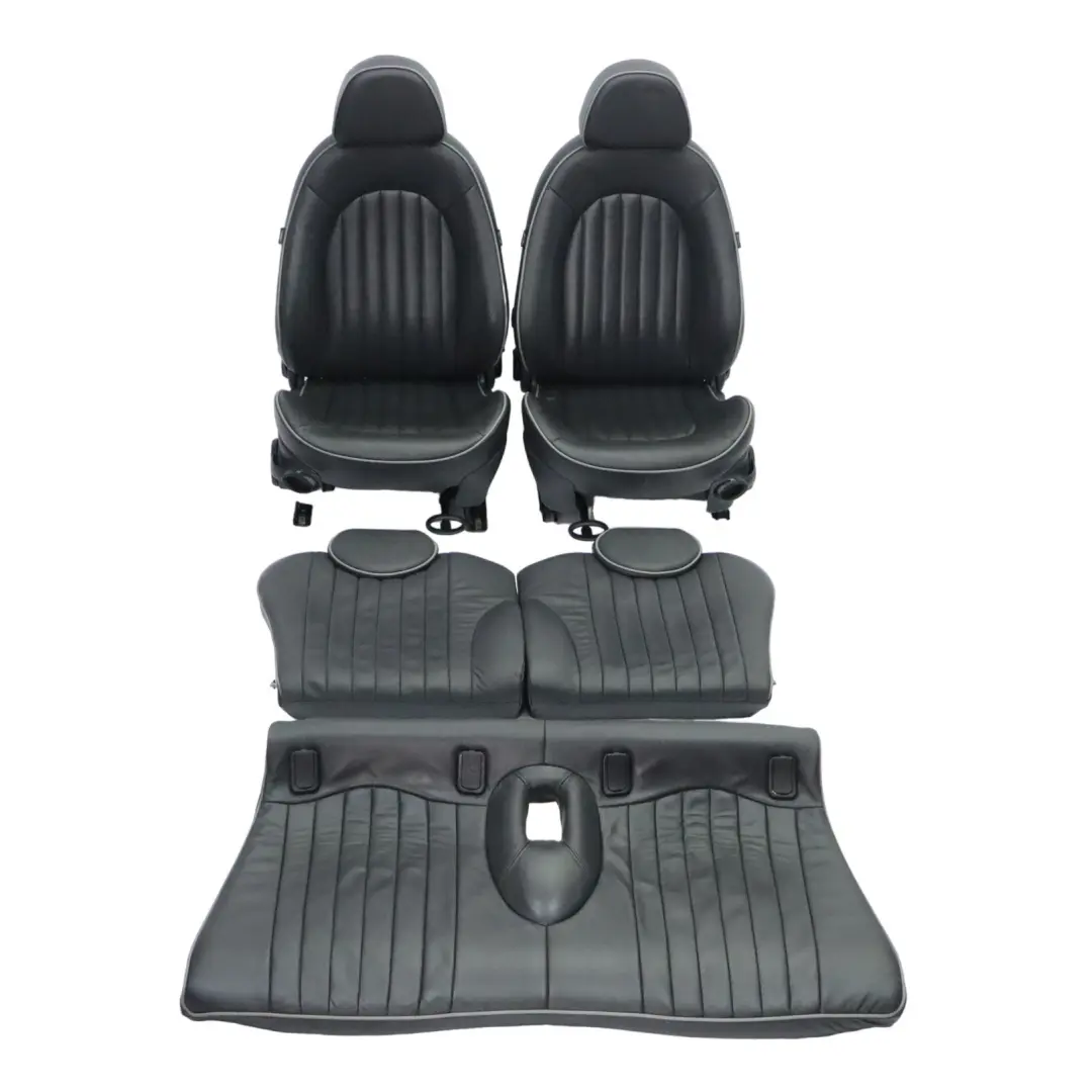 Sièges cuir Mini R50 chauffants anglais Park Lane Siège avant arrière noir - SKU R50-Seats-Set-Park-Lane-English-Panther - Numéro de pièce R50 Seats Set Park Lane English Panther