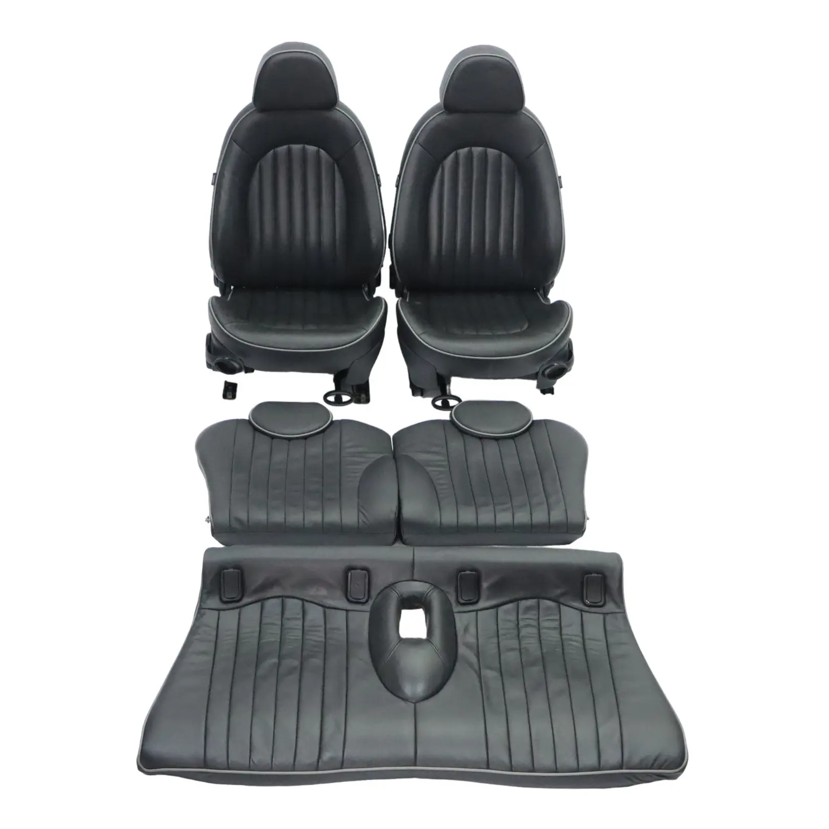 Sièges cuir Mini R50 chauffants anglais Park Lane Siège avant arrière noir