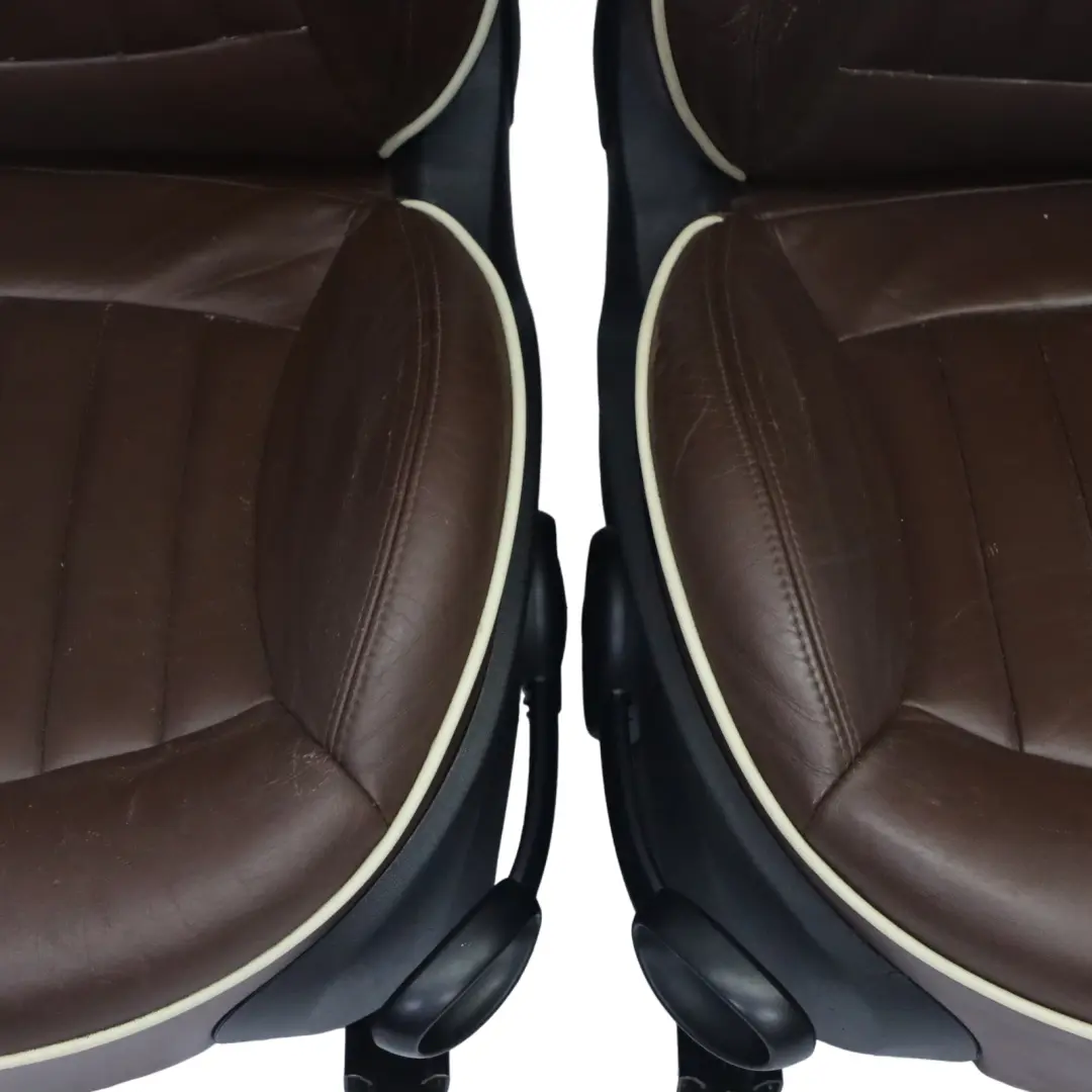 Leather Seats Mini R55 Clubman Sport Front Rear Hot Chocolate Lounge Interior to with Part number R55-SEATS-HOT Leather Seats Mini R55 Clubman Sport Front Rear Hot Chocolate Lounge Interior - SKU R55-SEATS-HOT-CHOCOLATE - Part number R55-SEATS-HOT