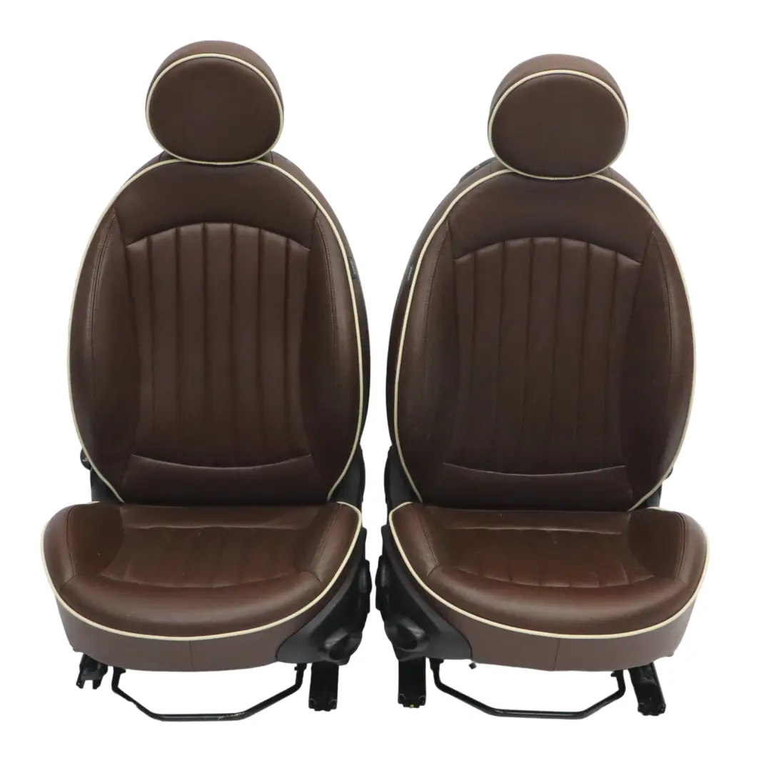  Ledersitze Mini R55 Clubman Sport Vorne Hinten Hot Chocolate Lounge Interieur - SKU R55-SEATS-HOT-CHOCOLATE - Teilenummer R55-SEATS-HOT