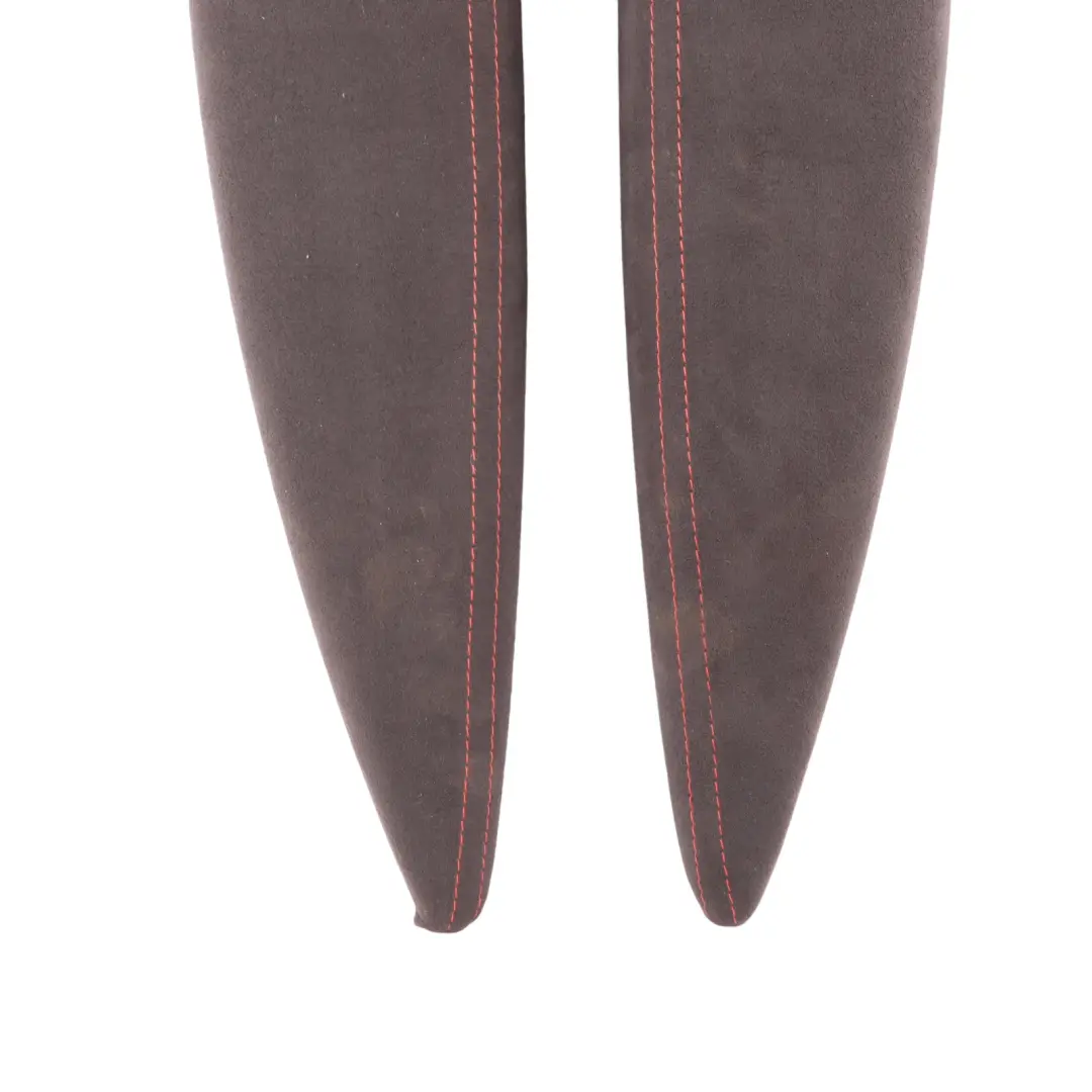 Door Arm Rest Alcantara Black Red Seam Left Right N/O/S Set Kit to Mini R56 with Part number R56-ALCANTARA-ARMREST Mini R56 Door Arm Rest Alcantara Black Red Seam Left Right N/O/S Set Kit - SKU R56-ALCANTARA-ARMREST - Part number R56-ALCANTARA-ARMREST