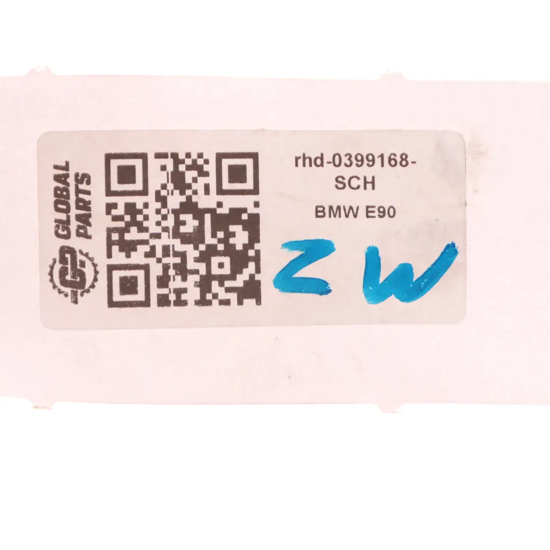 BMW E90 E91 Handle Lock Catch Cylinder Front Right O/S Schwarz 2 Black - SKU rhd-0399168-SCH - Part number 7162428