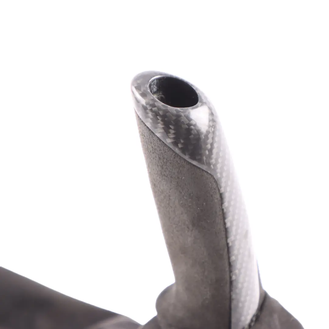 Handbrake Lever BMW F80 M3 F82 M4 Handle Grip Cover Alcantara Carbon to with Part number 2358364 Handbrake Lever BMW F80 M3 F82 M4 Handle Grip Cover Alcantara Carbon - SKU RHD-2358364 - Part number 2358364