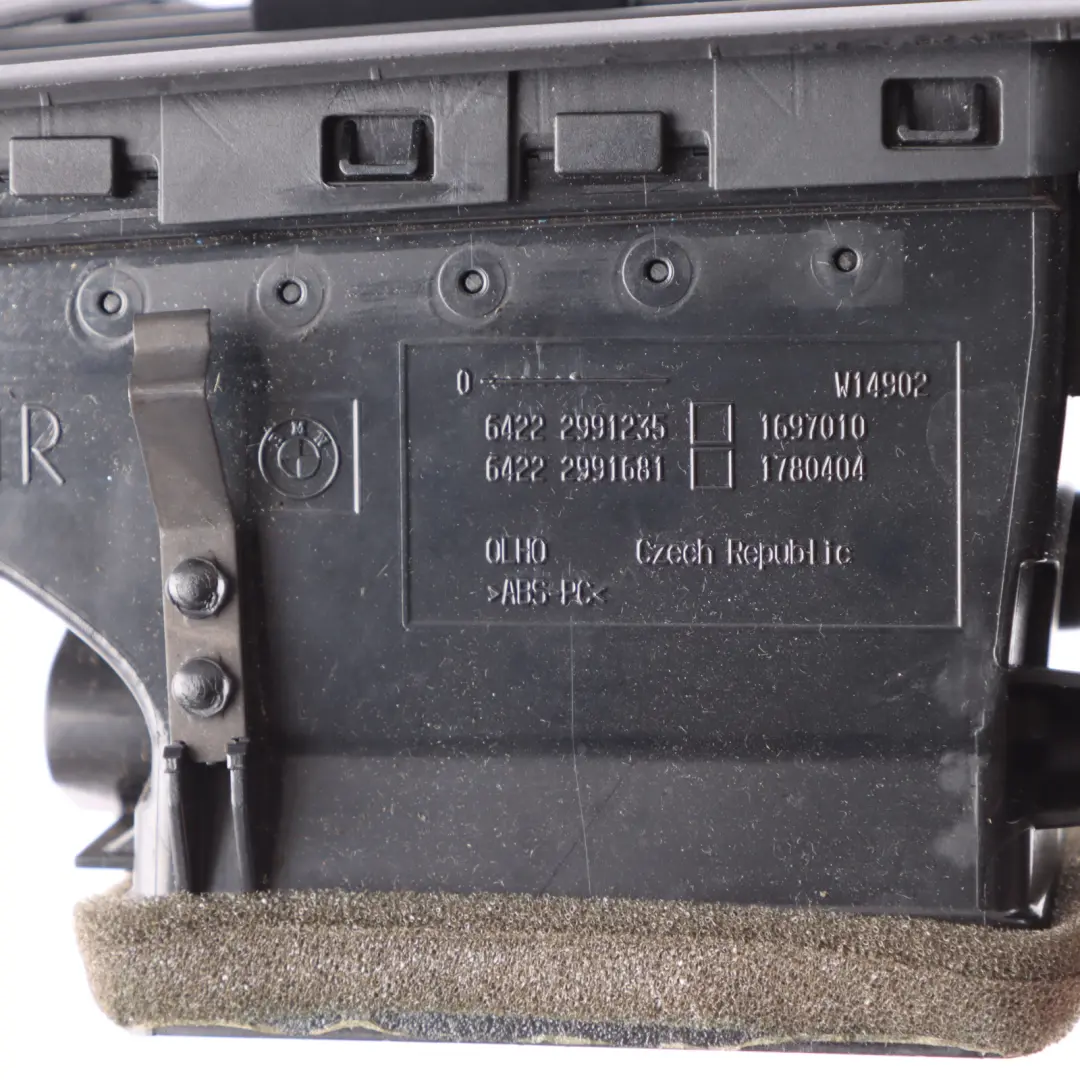 Dash Vent BMW X1 E84 Fresh Air Grille Center Centre 2991235 - SKU RHD-2991235-1 - Part number RHD-2991235