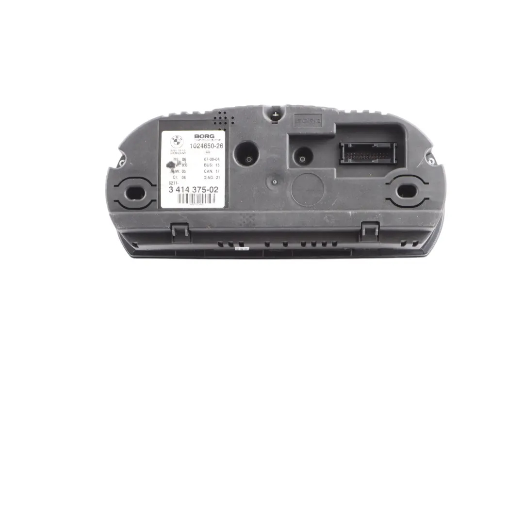 BMW X3 Series E83 Instrument Cluster Speedo Clocks Petrol Automatic - SKU rhd-3414375 - Part number 3414375