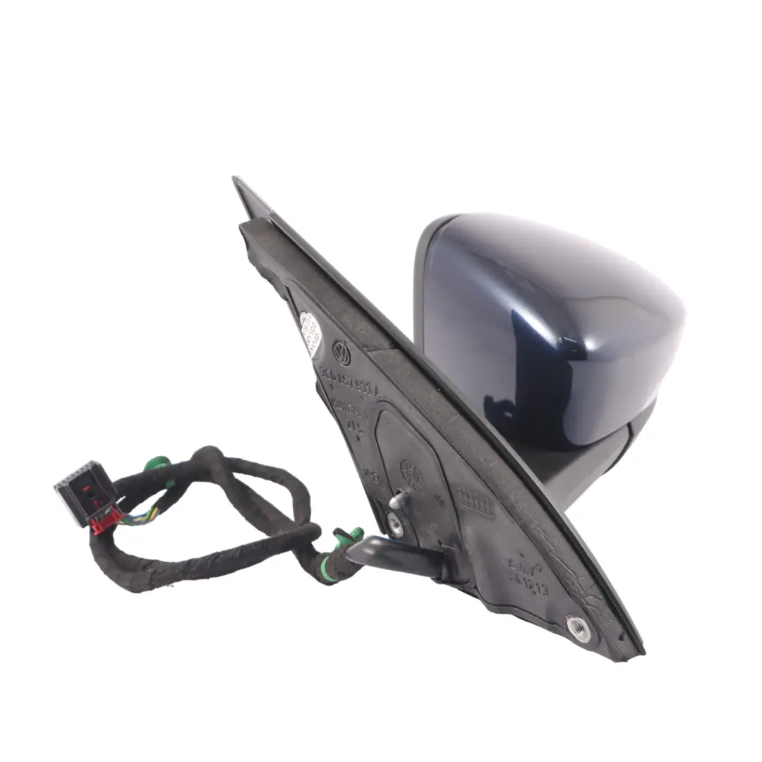 Wing Mirror Left N/S Night Blue Metallic - H5X to Volkswagen Passat B7 with Part number 3AB857507K Volkswagen Passat B7 Wing Mirror Left N/S Night Blue Metallic - H5X - SKU RHD-3AB857507K-NBL - Part number 3AB857507K