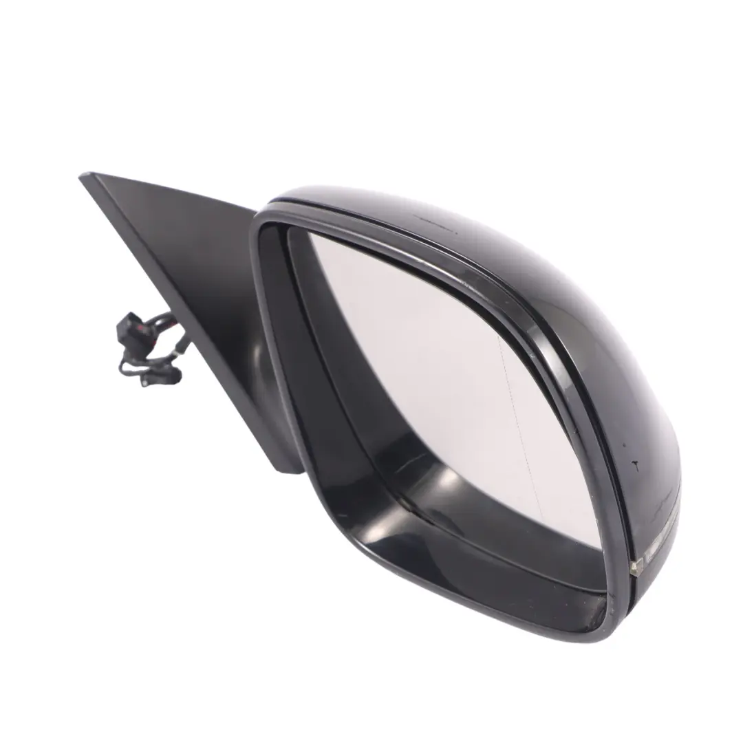 Audi Q7 4L Wing Mirror Heated Door Right O/S Outside Phantom Black - LZ9Y - SKU RHD-4L2857410S-PHB1 - Part number 4L2857410S