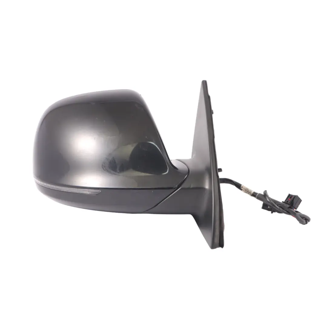 Audi Q7 4L Wing Mirror Heated Door Right O/S Outside Phantom Black - LZ9Y - SKU RHD-4L2857410S-PHB1 - Part number 4L2857410S