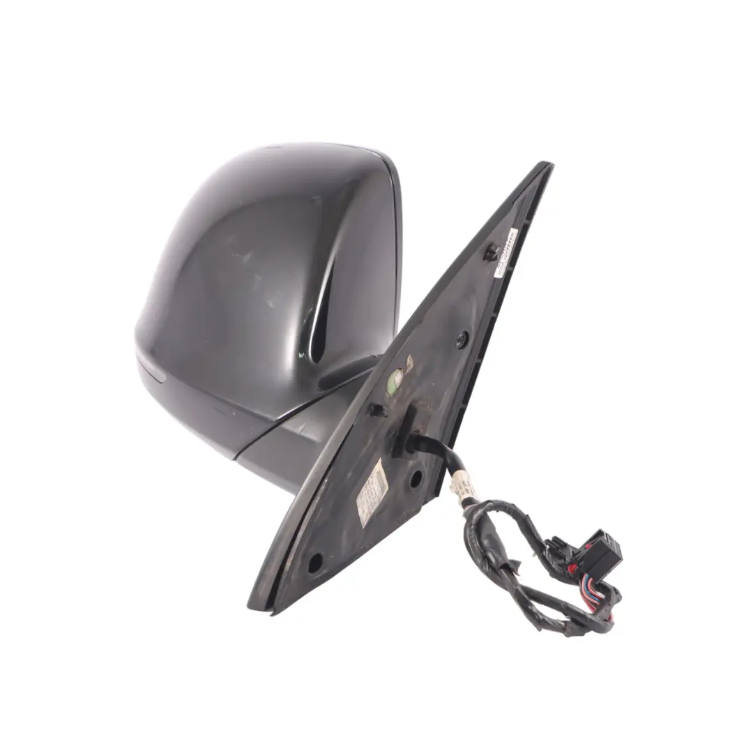 Audi Q7 4L Wing Mirror Heated Door Right O/S Outside Phantom Black - LZ9Y - SKU RHD-4L2857410S-PHB1 - Part number 4L2857410S